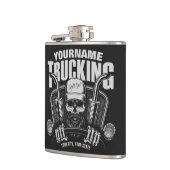 トラックパーソナライズされたキングスカルトラック  フラスク (左)