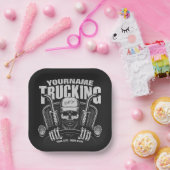 トラックパーソナライズされたキングスカルトラック  ペーパープレート (パーティー)