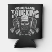 トラックパーソナライズされたキングスカルトラック 缶クーラー (正面)
