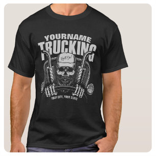 トラックパーソナライズされたキングスカルトラック Tシャツ