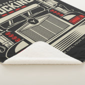 トラックパーソナライズされたキング18ホイーラービッグリグトラック シェルパブランケット (3/4)