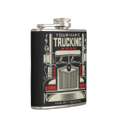 トラックパーソナライズされたキング18ホイーラービッグリグトラック  フラスク (右)