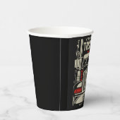 トラックパーソナライズされたキング18ホイーラービッグリグトラック 紙コップ (右)