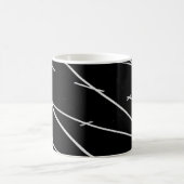 トラックフィールドの白い線 コーヒーマグカップ (中央)