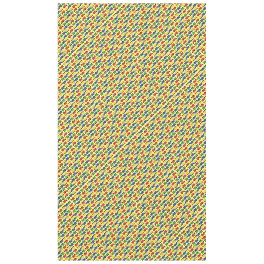 トラックボーイベビーシャワー建築かわいい テーブルクロス (正面)