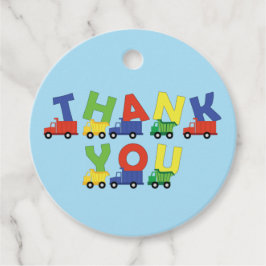 トラックボーイベビーシャワー建築かわいい フェイバータグ