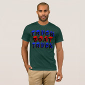 トラックボートトラック Tシャツ (正面フル)