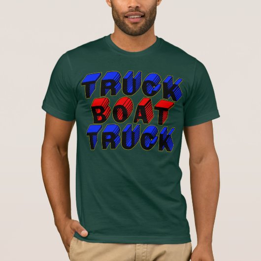トラックボートトラック Tシャツ (正面)