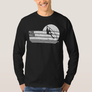 トラックポールとフィールドポールのボールトポールジャンプ Tシャツ