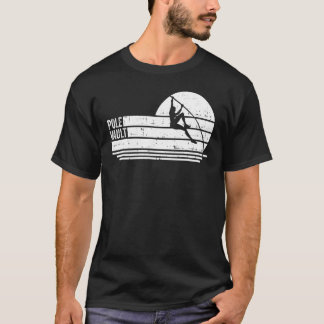 トラックポールとフィールドポールのボールトポールジャンプ Tシャツ