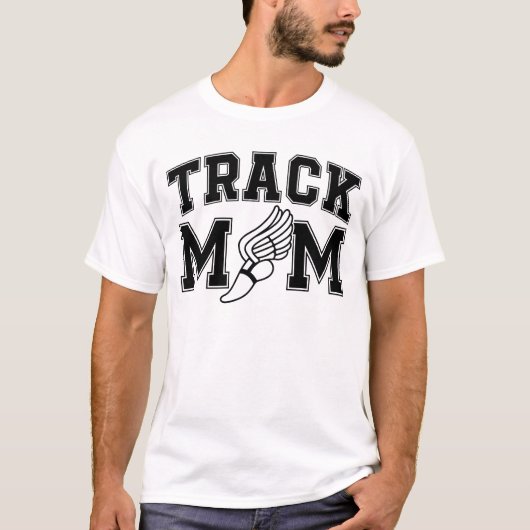 トラックママ翼走付き靴 Tシャツ (正面)