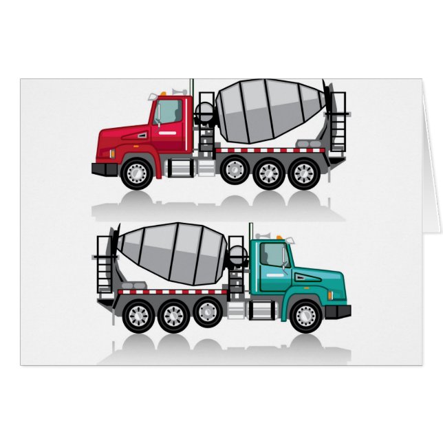 トラックミキサのトラック (正面横)