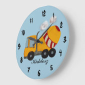 トラックミキサ ラージ壁時計 (傾斜)