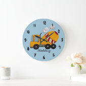 トラックミキサ ラージ壁時計 (ホーム)