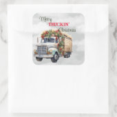 トラックメリーキン・クリスマス スクエアシール (バッグ)