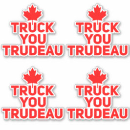 トラックユートルドートルッカーアンチジャスティントルドー シール