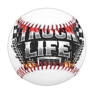 トラックライフ グランジ ディストレスド クローム レッド トラッカー 野球ボール