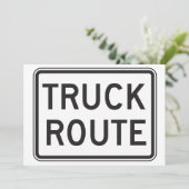 トラックルート標識招待状 招待状 (スタンド正面)