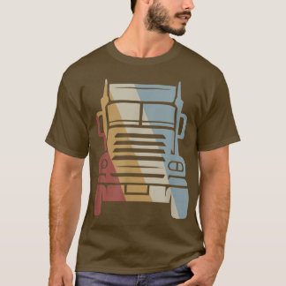 トラックレトロスタイルヴィンテージ Tシャツ