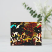 トラックレース ポストカード (スタンド正面)