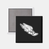 トラックロゴマグネットブラック マグネット (正面/裏面)