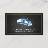 トラックロゴ | 工業用 名刺 (正面)