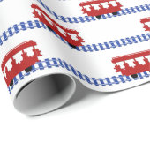 トラック上のトロリー ラッピングペーパー (ロールコーナー)