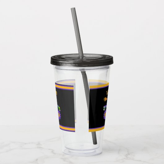 トラック予算パーソナライズされた名子供 アクリルタンブラー (左)