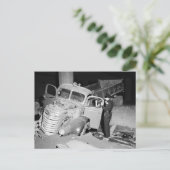 トラック事故,ロサンゼルス, 1951ヴィンテージ ポストカード (スタンド正面)