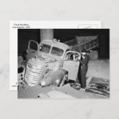 トラック事故,ロサンゼルス, 1951ヴィンテージ ポストカード (正面/裏面)