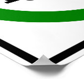 トラック交通許可道路標識 ポスター (角)