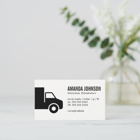 トラック企業の 名刺 (スタンド正面)