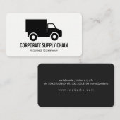 トラック企業の 名刺 (正面/裏面)