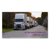 トラック会社トラック マグネット名刺 (正面)