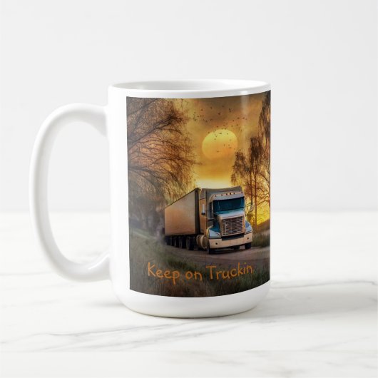 トラック保クで コーヒーマグカップ (左)