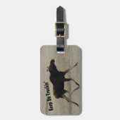 トラック保ク・ムースで ラゲッジタグ (正面縦)