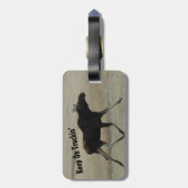 トラック保ク・ムースで ラゲッジタグ (裏面縦)