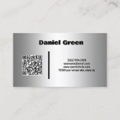 トラック修理カスタムQR 名刺 (裏面)
