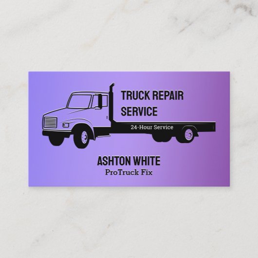 トラック修理 名刺 (正面)