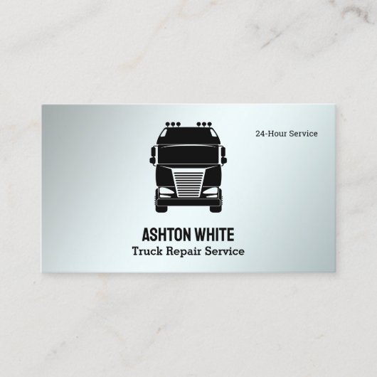 トラック修理 名刺 (正面)