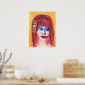 トラック停のポスターウォールアートのベリンダ ポスター (キッチン)