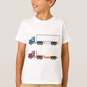 トラック半および平面 Tシャツ