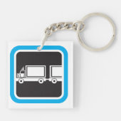 トラック及びトレーラー キーホルダー (裏面)