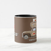トラック大好き(コーヒー トラック) マグカップ (中央)