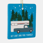 トラック失ったのキャンパーRVingを取得して見つける セラミックオーナメント (右)