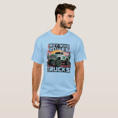 "トラック好きTシャツ" Tシャツ (正面フル)