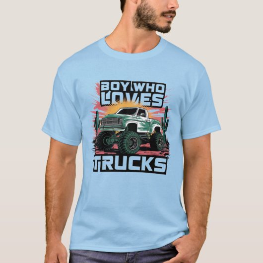 "トラック好きTシャツ" Tシャツ (正面)