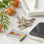 トラック定期テーブルキーリング キーホルダー (側面)