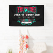 トラック広告キング会社のビジネスバナー 横断幕 (インサイチュ)