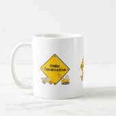 トラック建築中 コーヒーマグカップ (左)